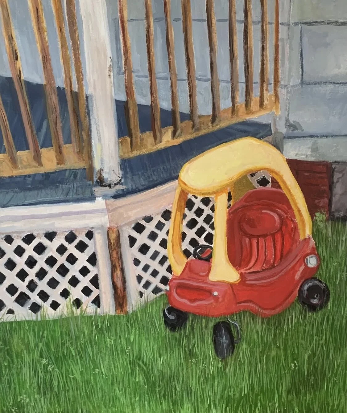 Toy Car, 2025, Oil on canvas