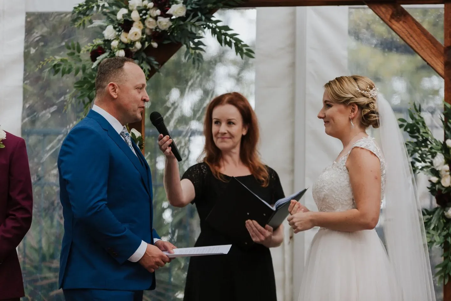 Wedding ceremony at The Boat House, photographed by Evermore