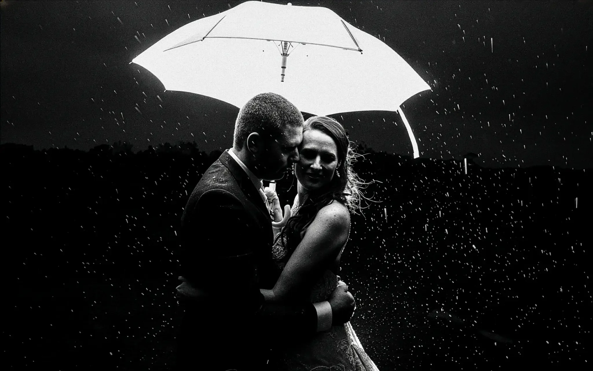 Rainy Wedding Days are a Total Vibe