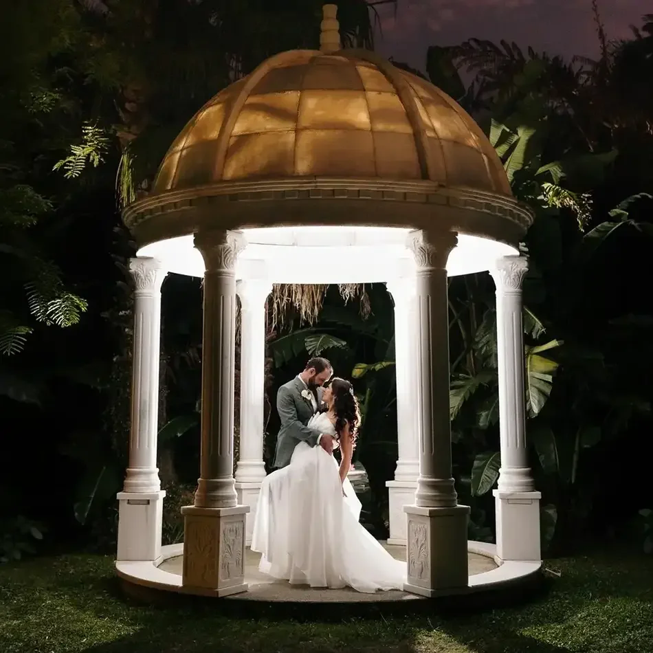 Ekaterina and Ridvan at their wedding ceremony