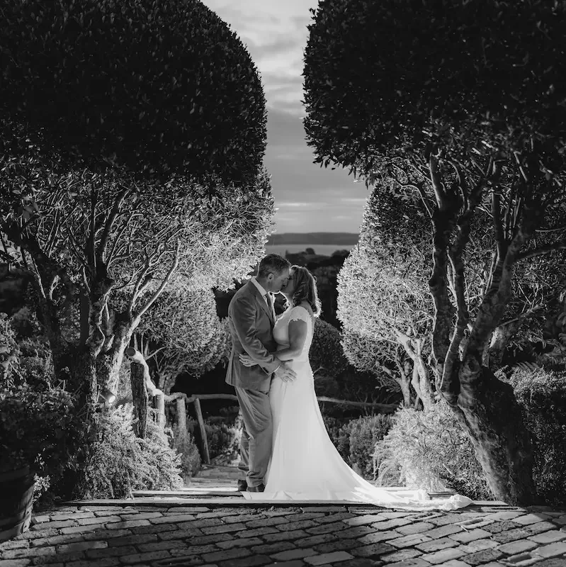 Antonia and Nick at their Mudbrick, Waiheke Island wedding