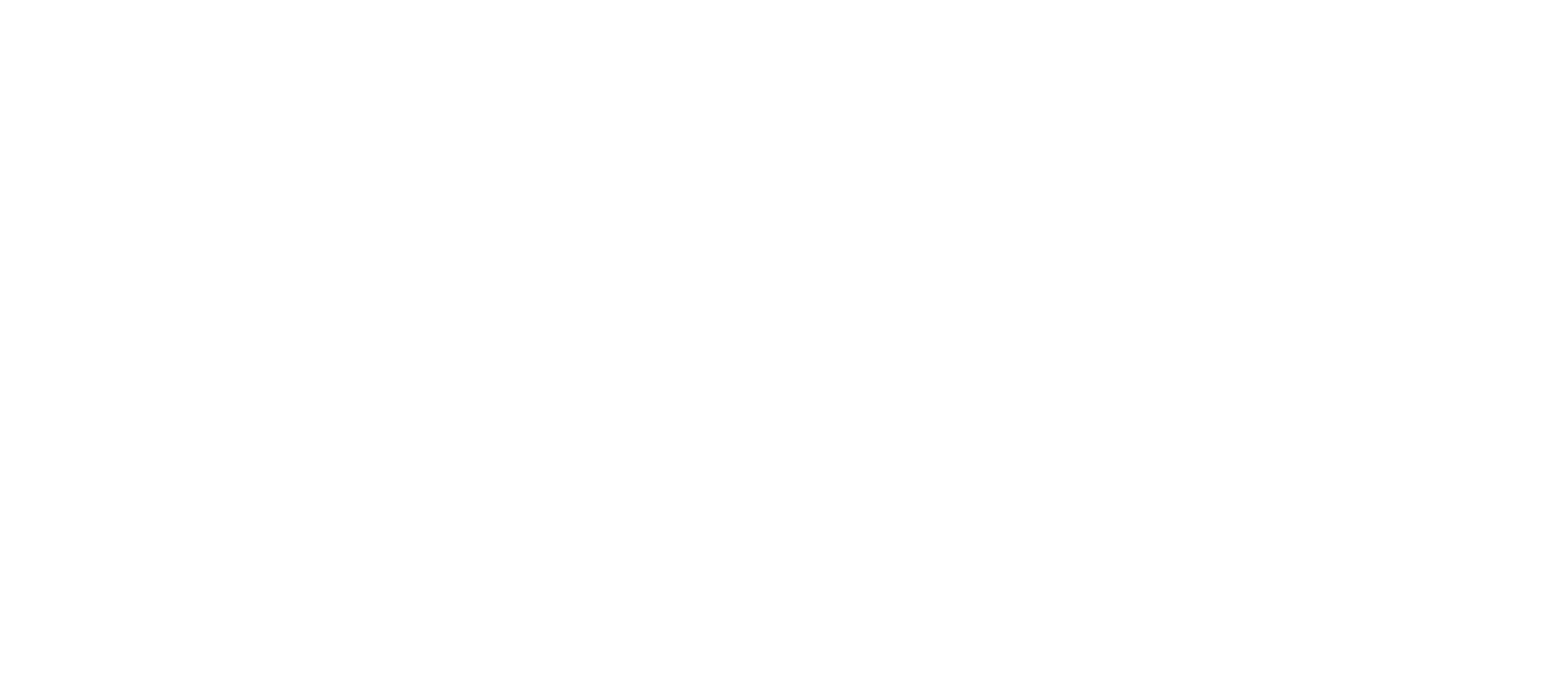 A white hand-drawn illustration of three different sized buildings.