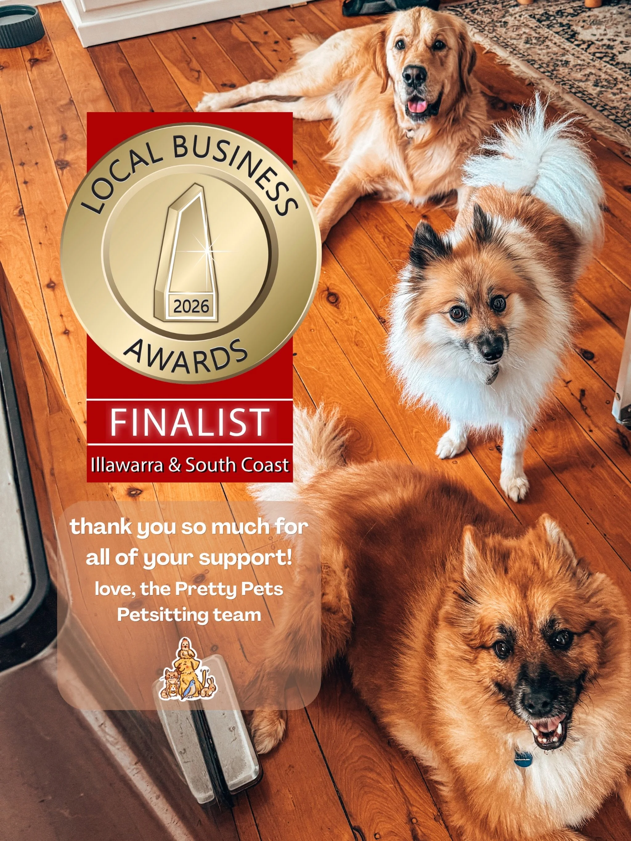 we are so excited to announce that we are a finalist in the 2026 local business awards for pet care! 🥰🩷

this is so incredibly cool and we are so thankful to everyone who voted for us! your support means the absolute world and we cannot thank you e