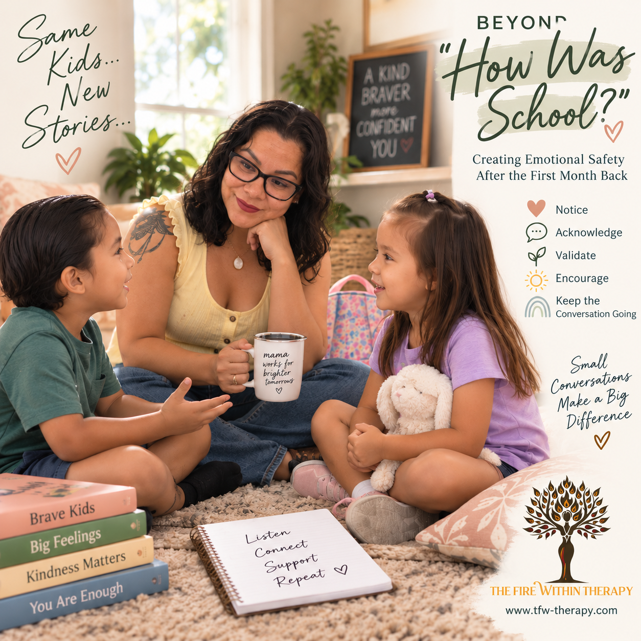 Beyond “How Was School?”: Creating Emotional Safety After the First Month Back