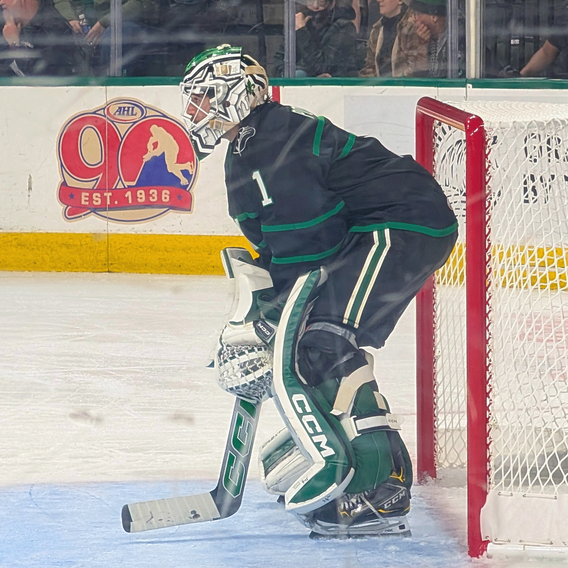 Remi Poirier #1 in Net on November 7, 2025
