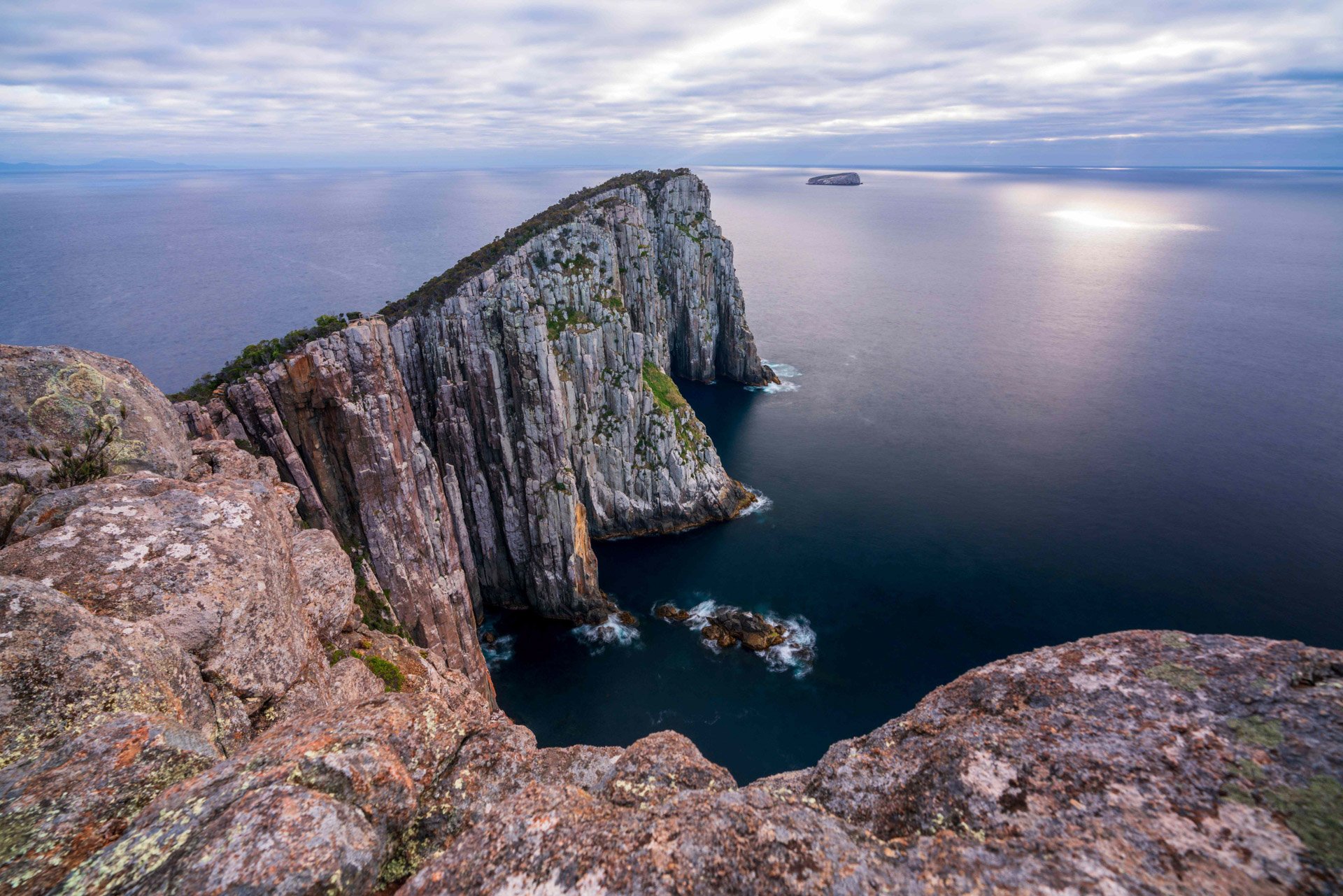 Stunning Cape Hauy is an incredible sight jutting out into the ocean.