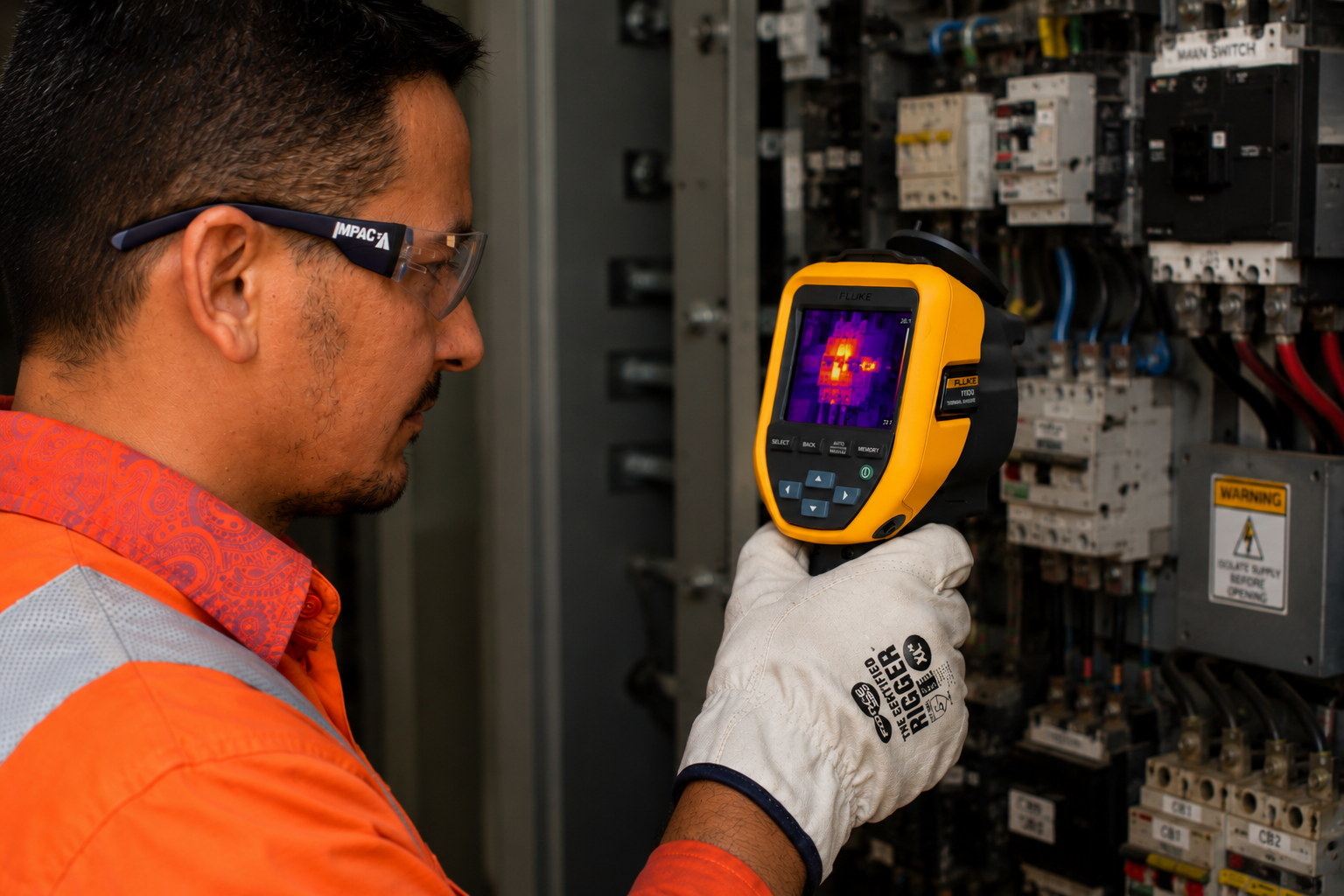 TEC Automation providing thermal imaging inspections for electrical systems across the Northern Territory.