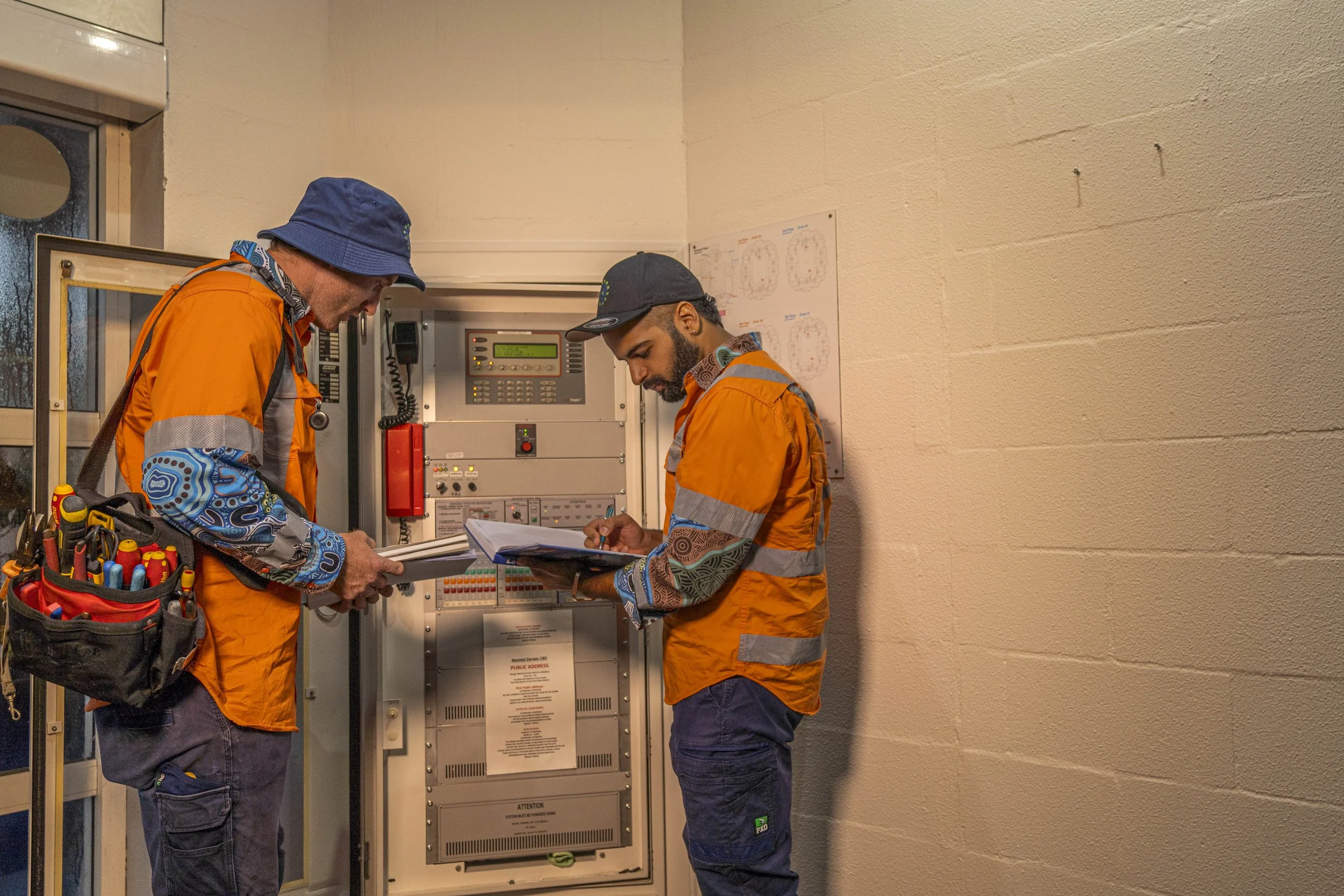 Fire protection maintenance supporting building compliance