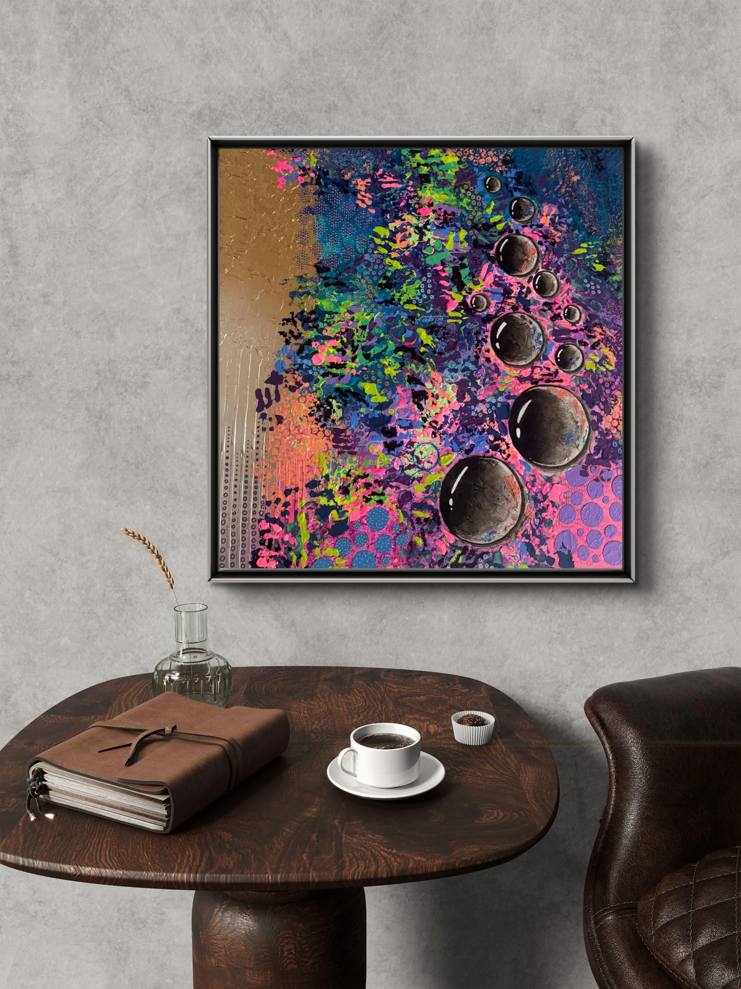 Cosmic Drift | 70cm x 70cm