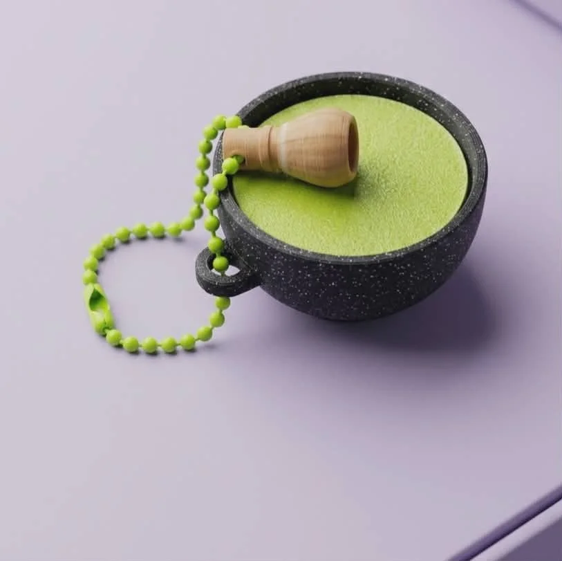 Matcha Bowl w/ whisk Clicker