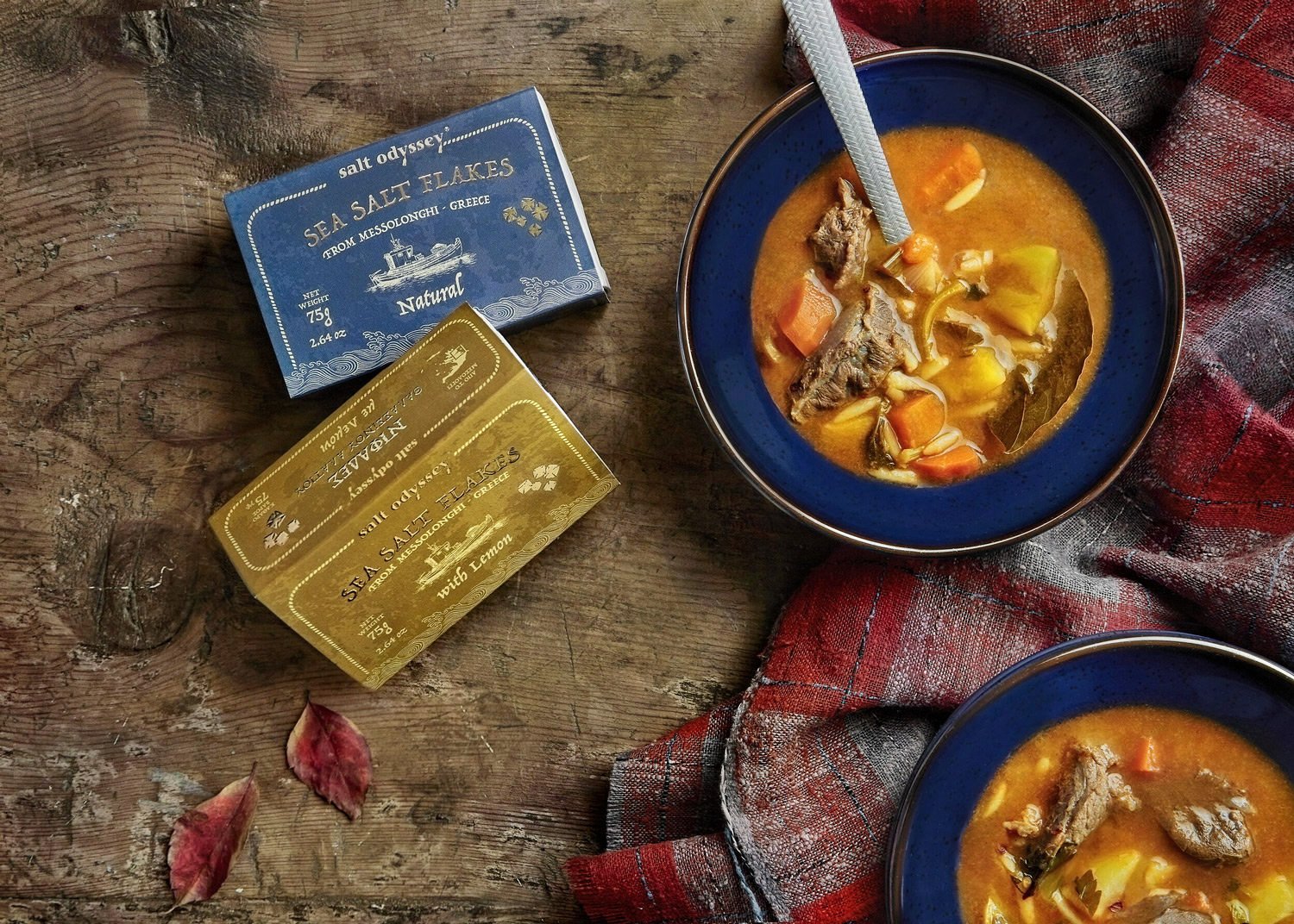Salt Odyssey Sea Salt – Culinary Editorial Flat Lay