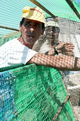 Lagoon fisherman profile portrait documentary photography by Stavros Kostakis Photography.