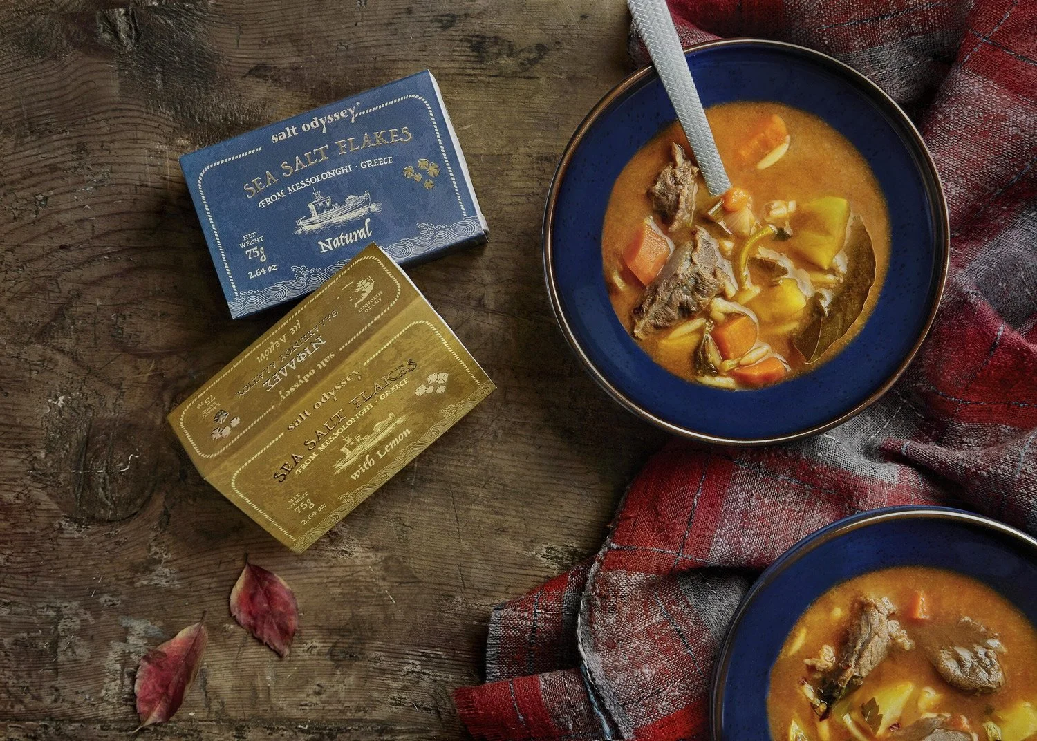 Salt Odyssey Sea Salt – Culinary Editorial Flat Lay