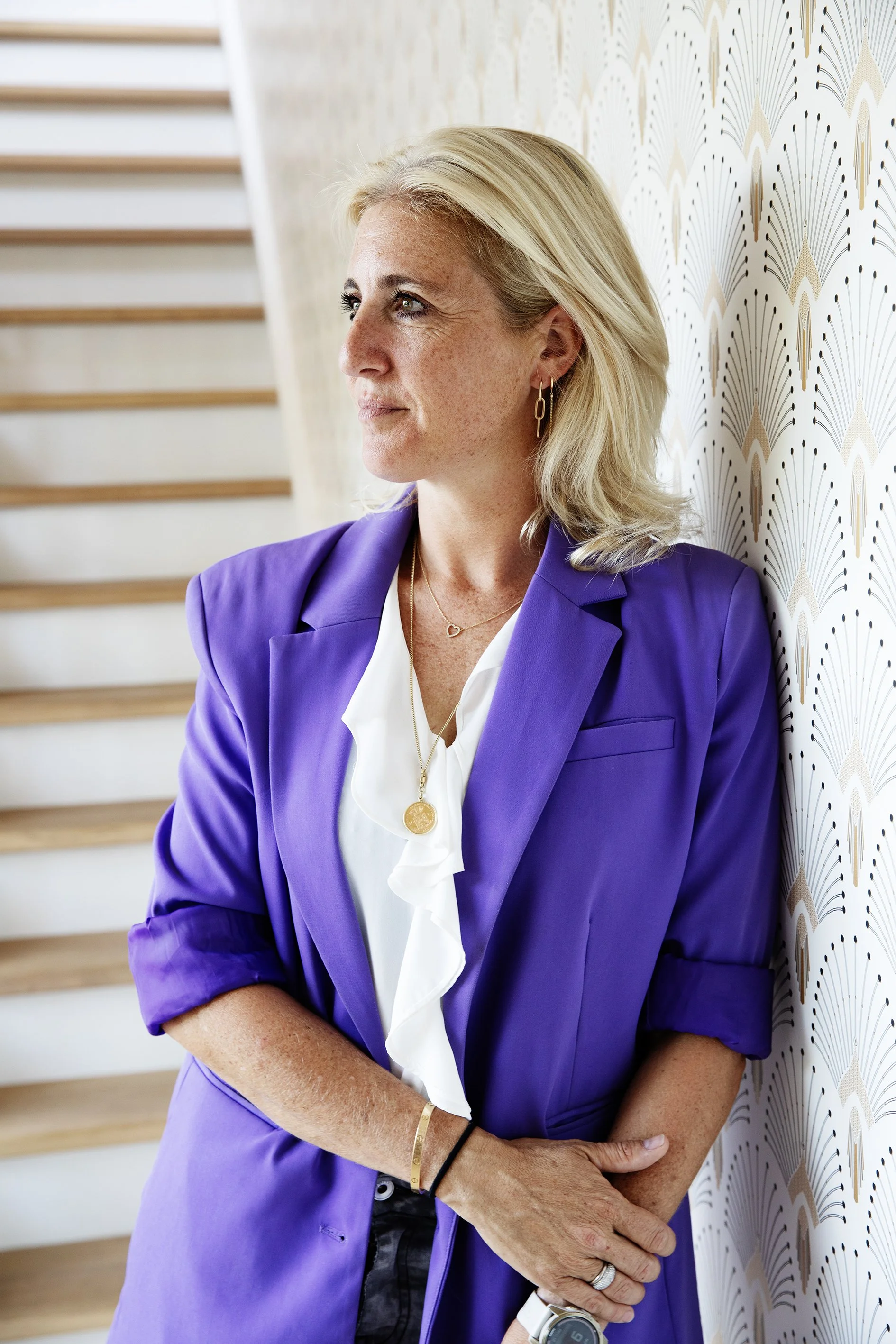 Heleen als privacy-expert naast introductietekst over 4-weken privacy traject
