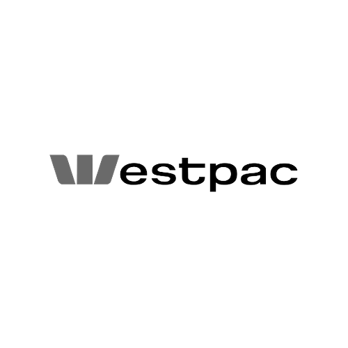 Westpac logo — client of keynote speaker Mark Visser