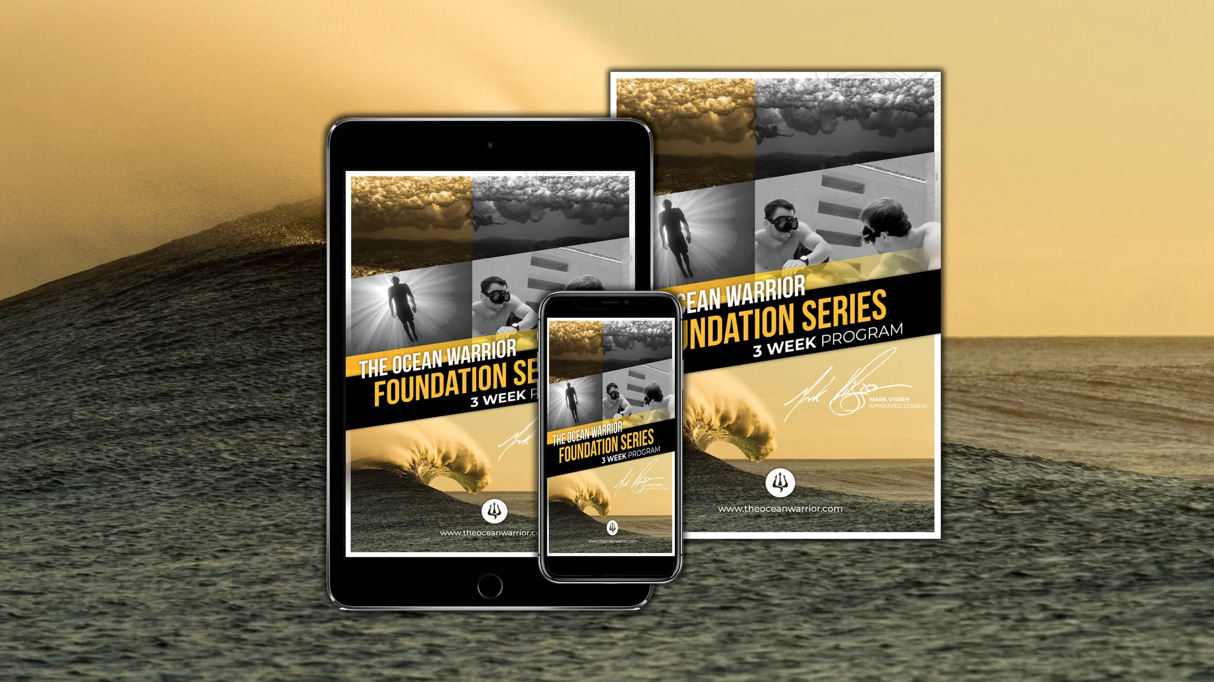 Digital cover for The Ocean Warrior Foundation Series program.