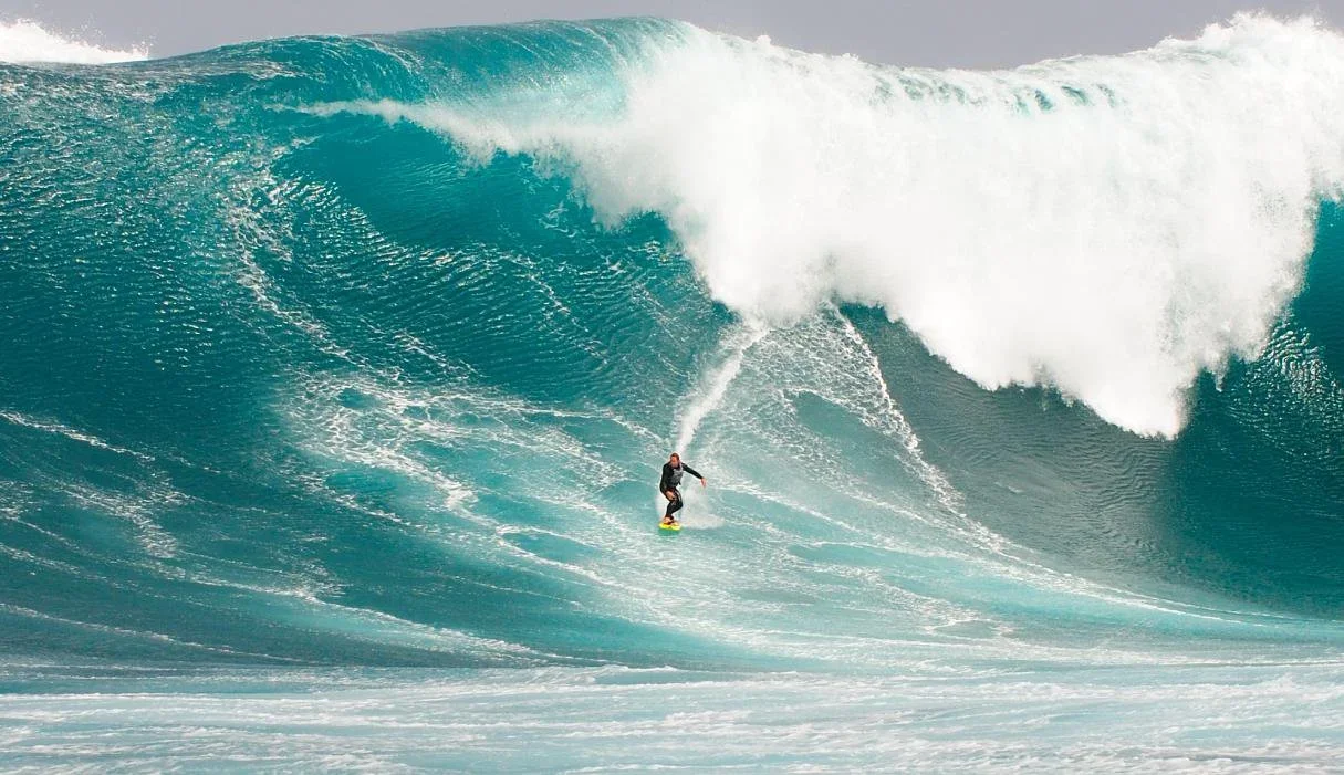 Mark Visser at Cow Bombie, Western Australia — Big Wave Awards runner-up
