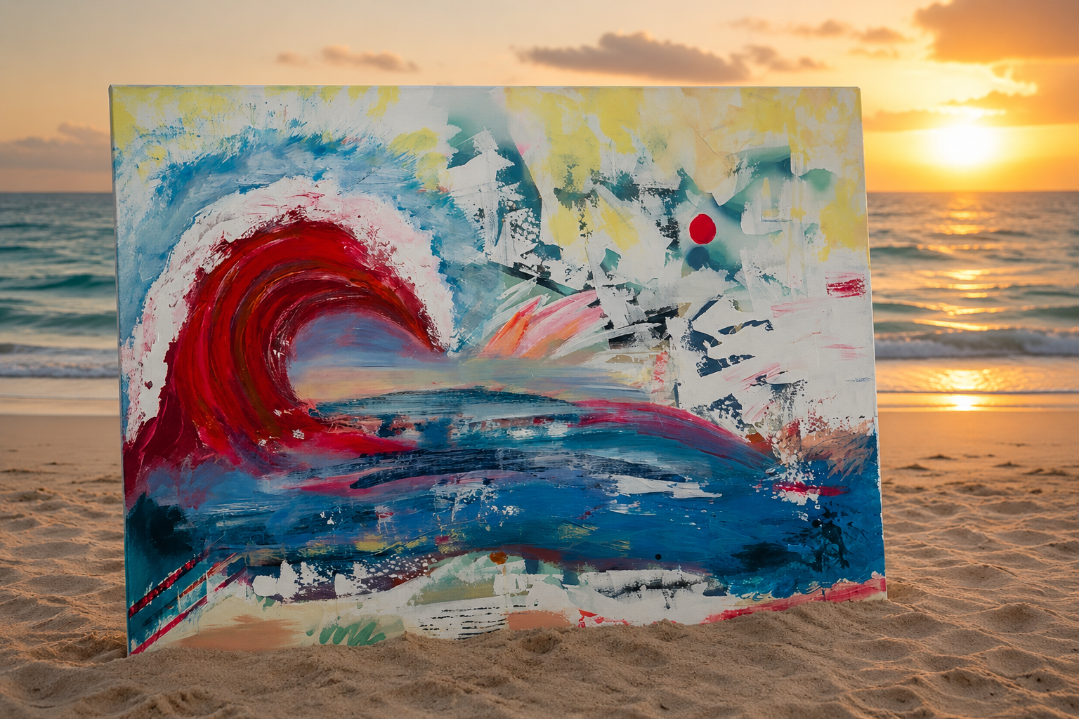 Beach time 120x80 - 550€