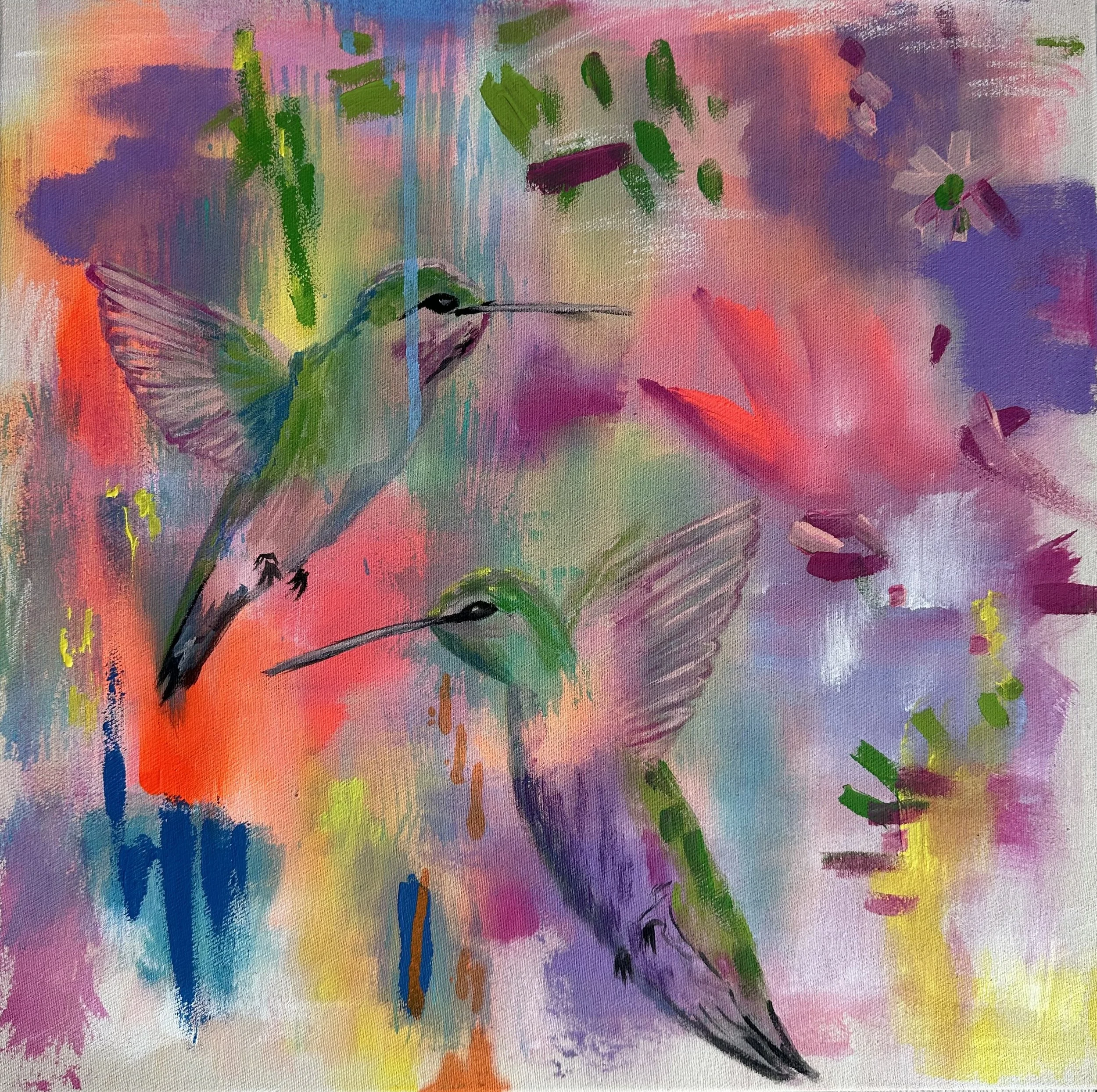 Tropical Birds 50x50 - 420€