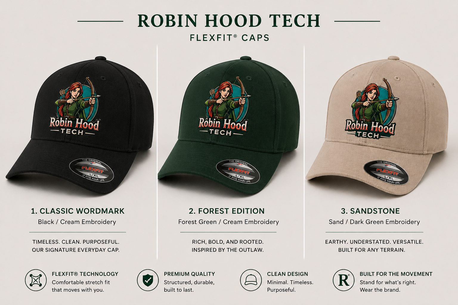 Robin Hood® Flex Fit Cap