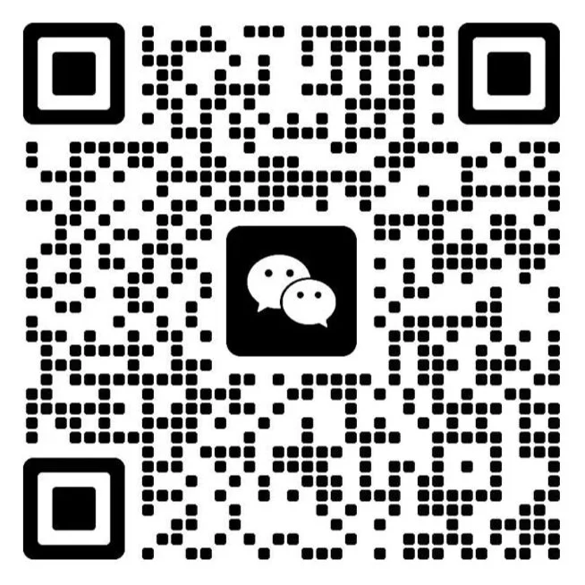 QR code with the WeChat logo in the center.