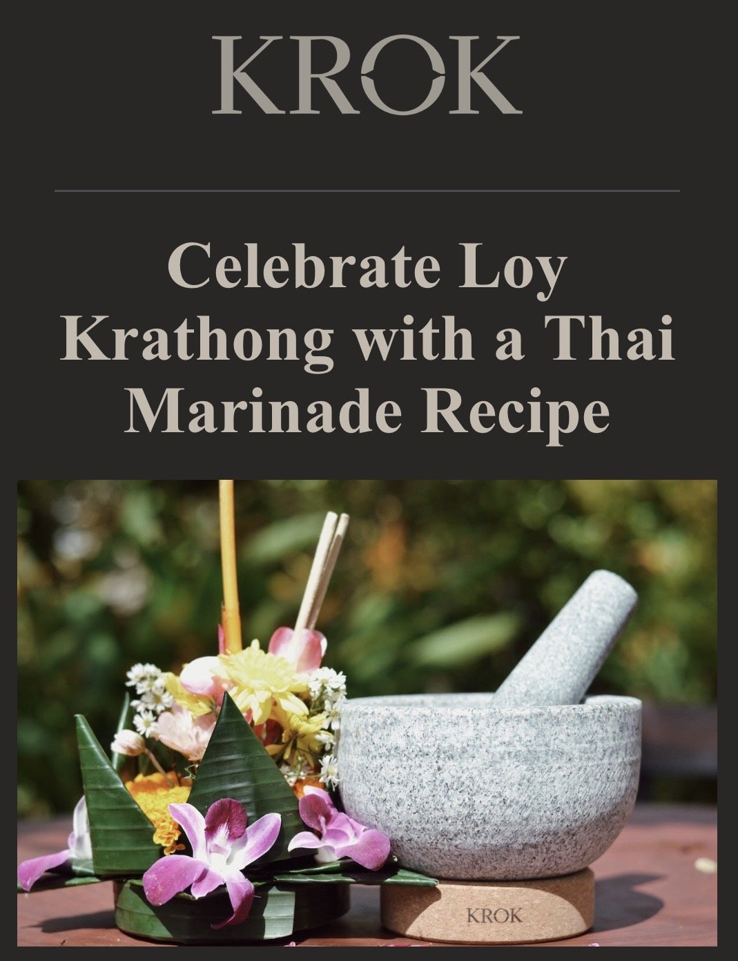 KROK Recipe of the Month