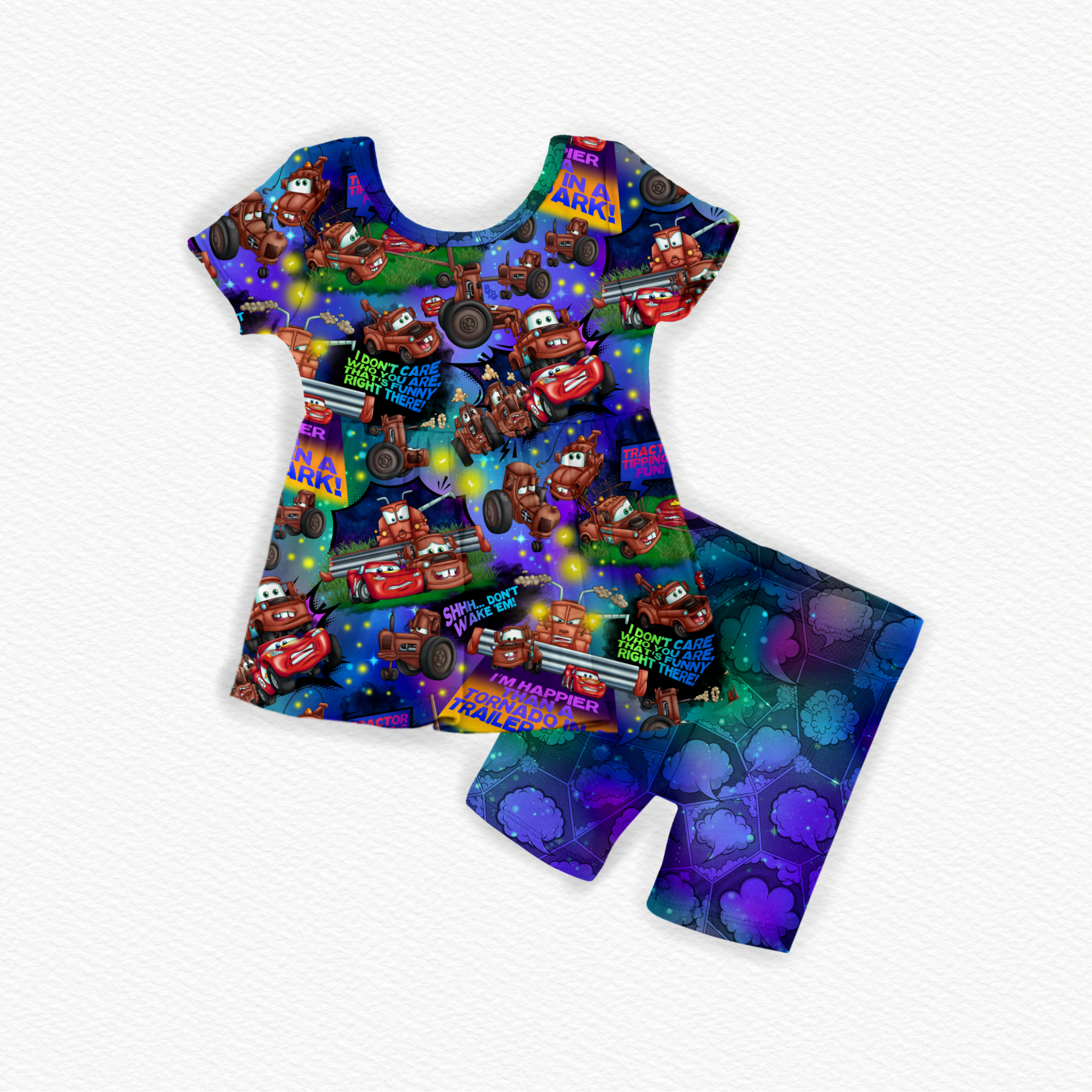 Tractor Tippin' Peplum Set