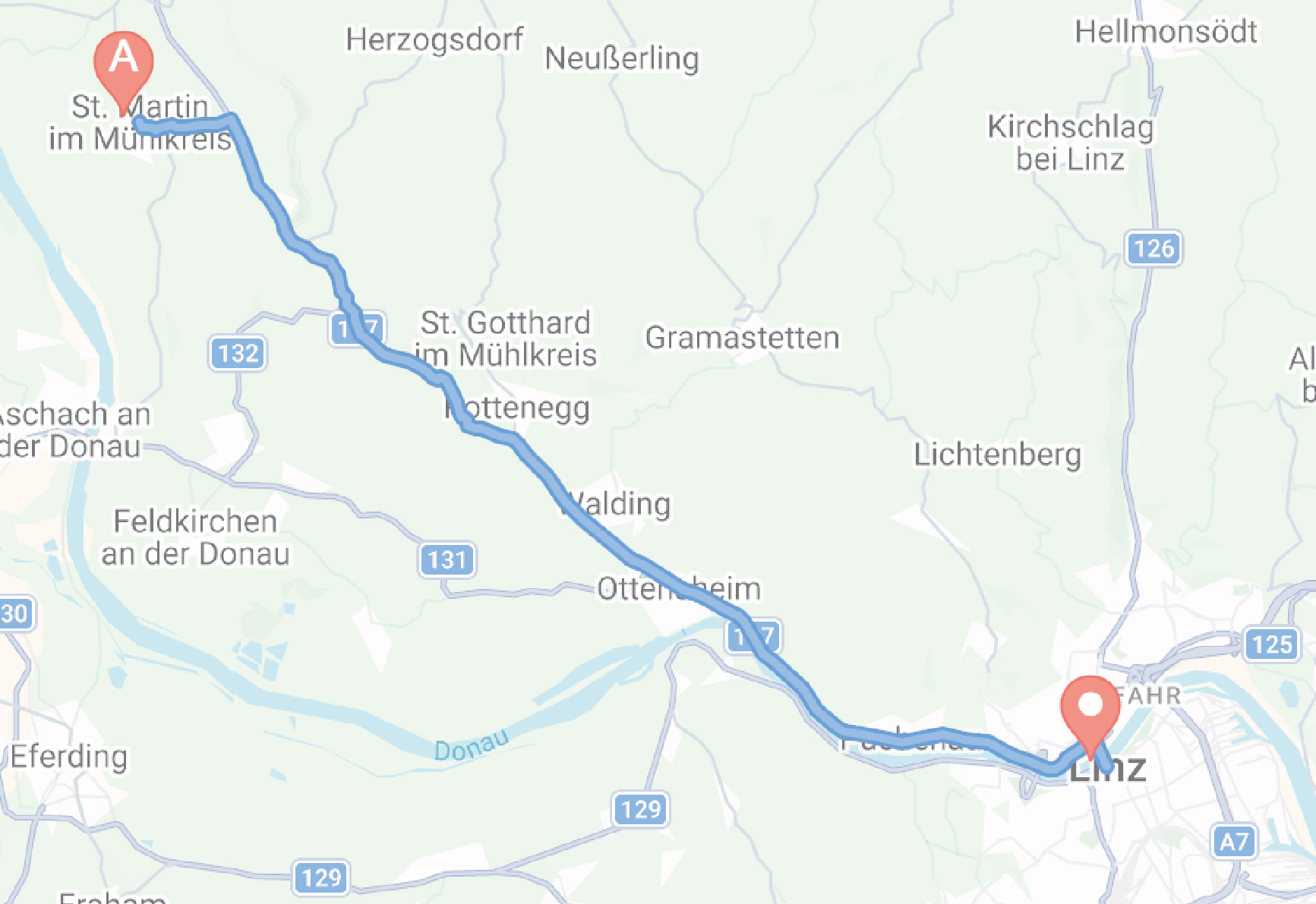 Standort Granit Quartier auf Google Maps
