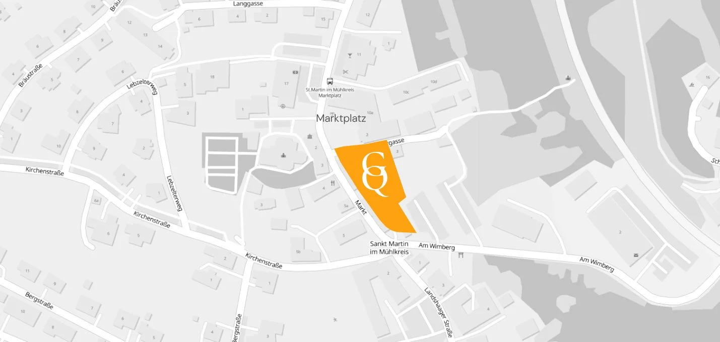 Lageplan Granit Quartier am Marktplatz in St. Martin im Mühlkreis