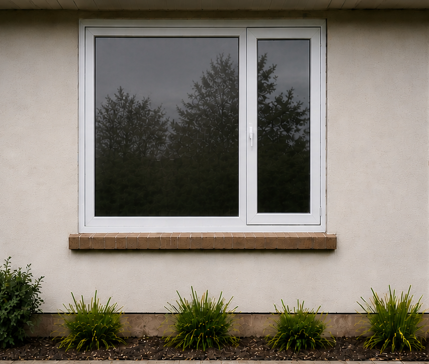 Clean aluminium window after replacement