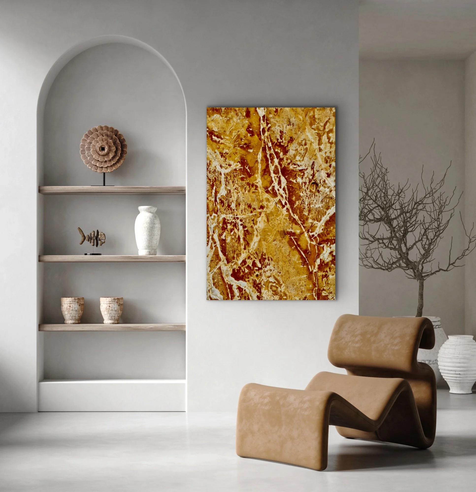 sun stone-large acyrlic facemounted-astract-wall-art-lounge 1.jpg