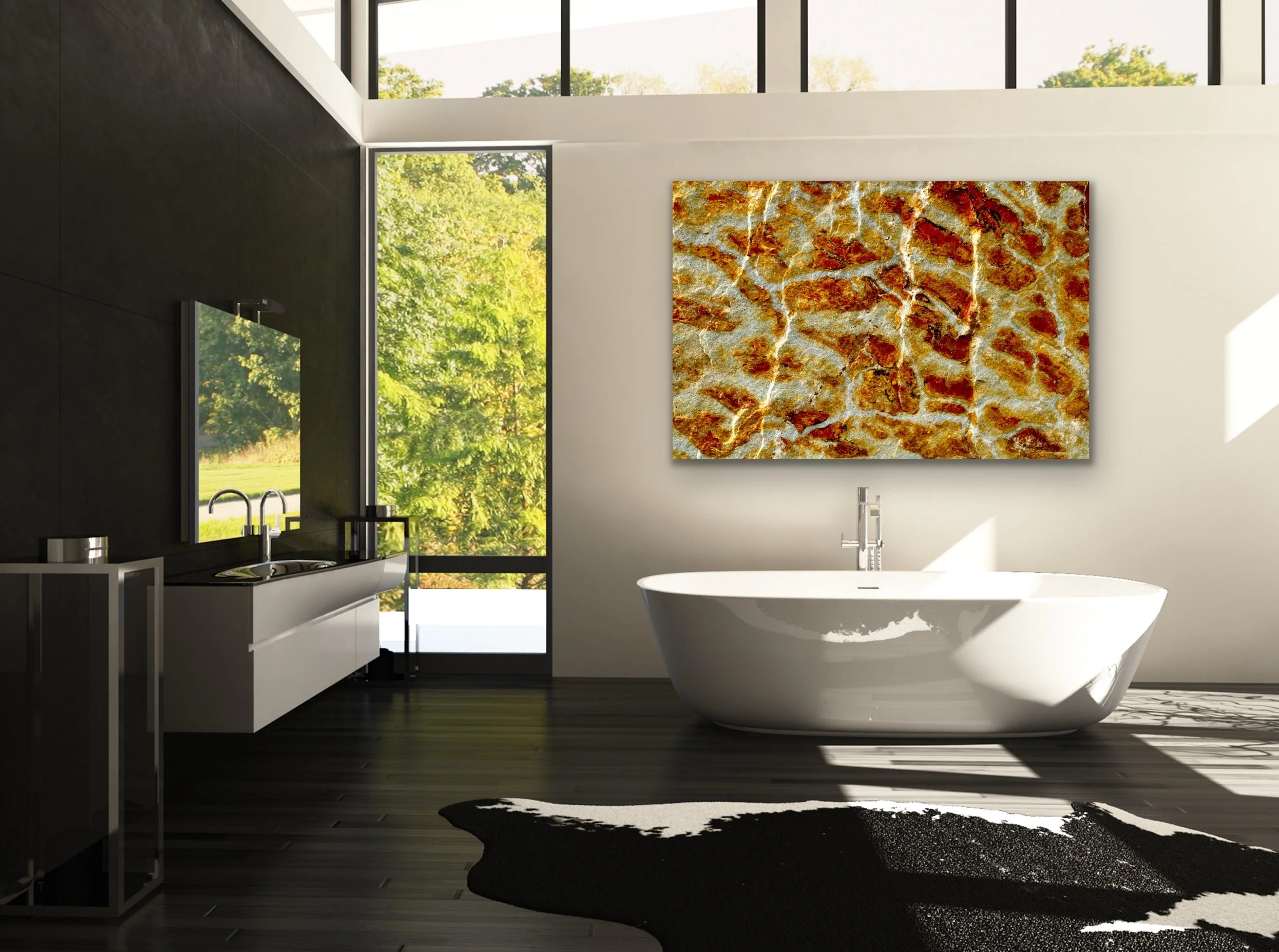earth ripples-large acyrlic facemounted-astract-wall-art-bathroom'.jpg