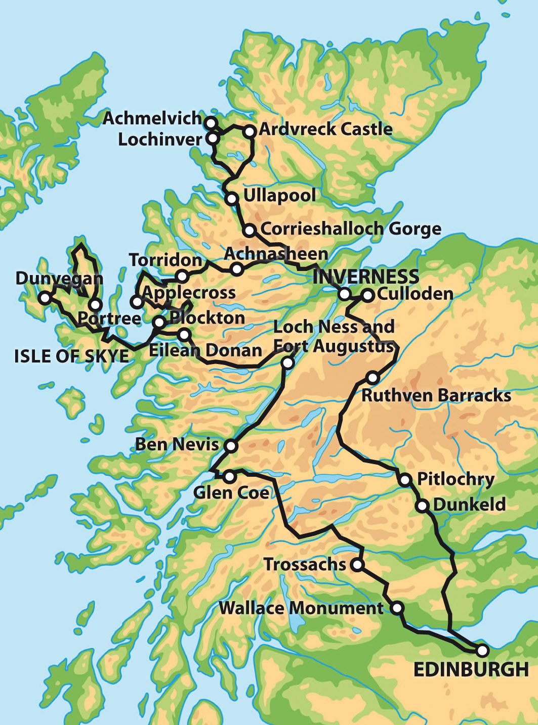 Grand Tour Map