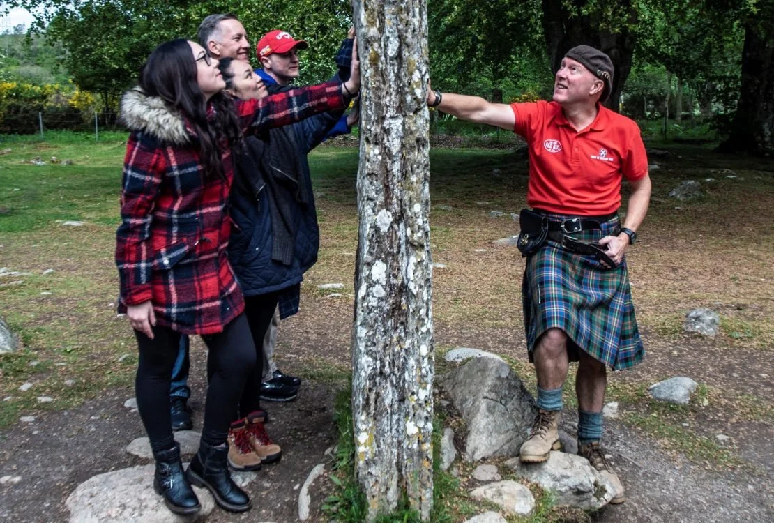 Standing stone at Clava Cairns
