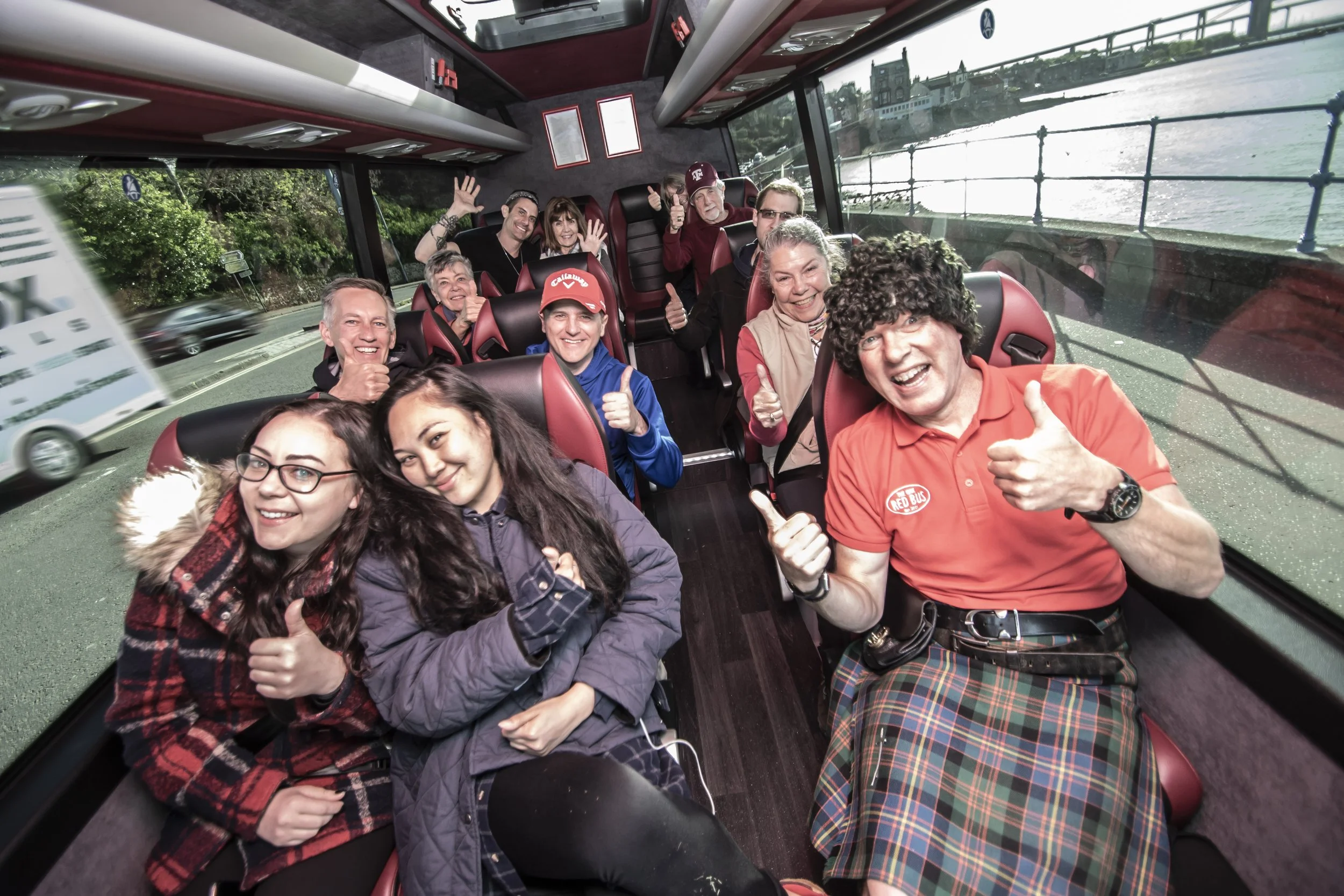 Fun in the Wee Red Bus