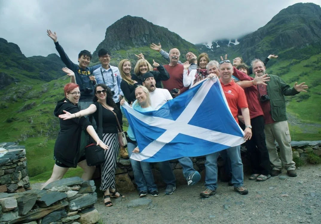 Heart of Scotland Tours Group Shot Glencoe