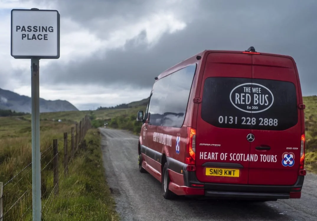 Scenic drive through Highland Perthshire