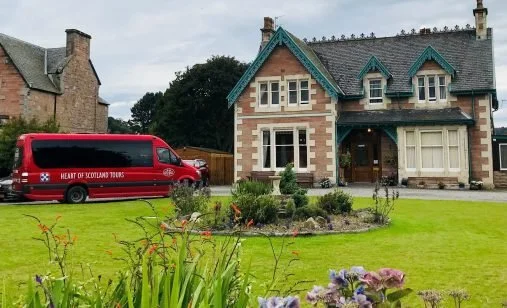 Wee Red Bus at Accommodation