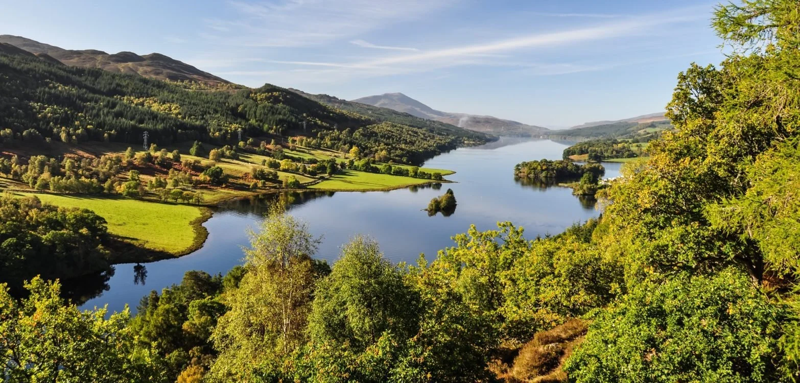 The famous Highland vista at Queen's View