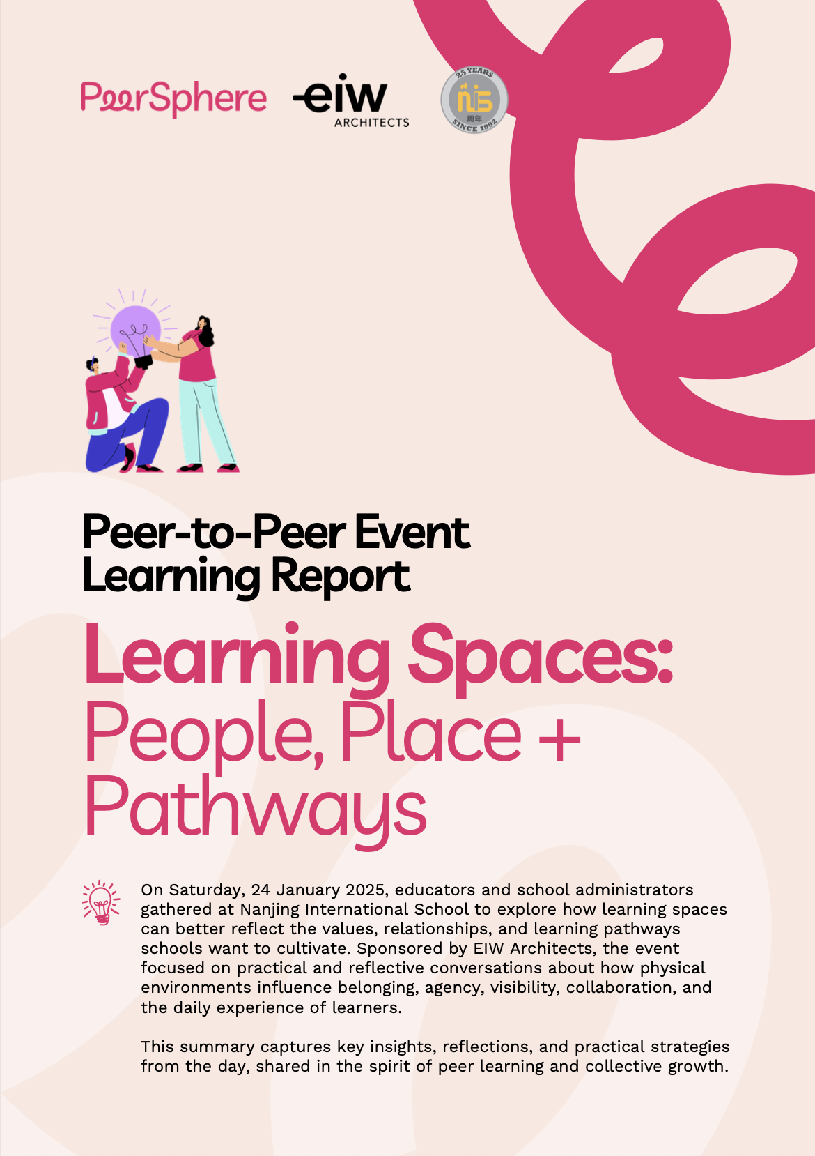 Learning Spaces: People, Place + Pathways | Peer-to-Peer Learning Report