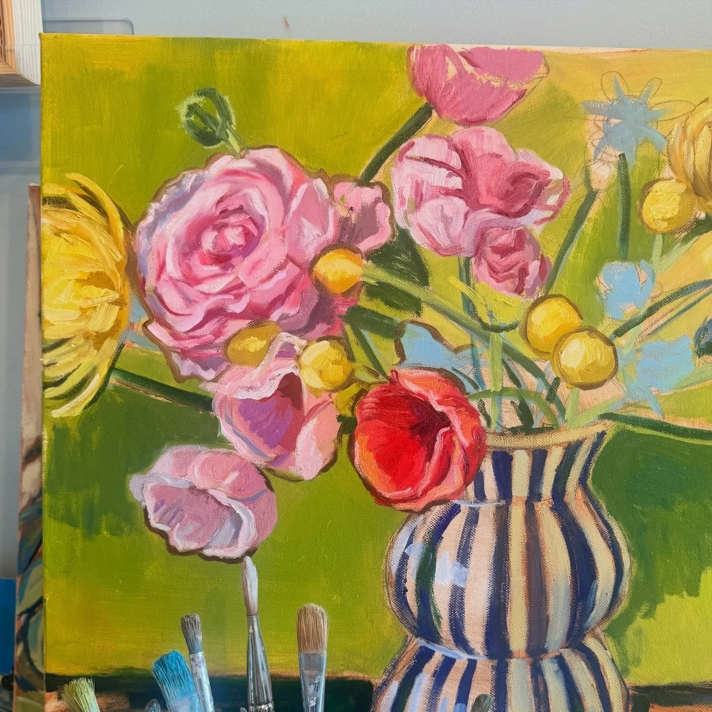 Easter Mondays are for copious cups of tea, chocolate and painting