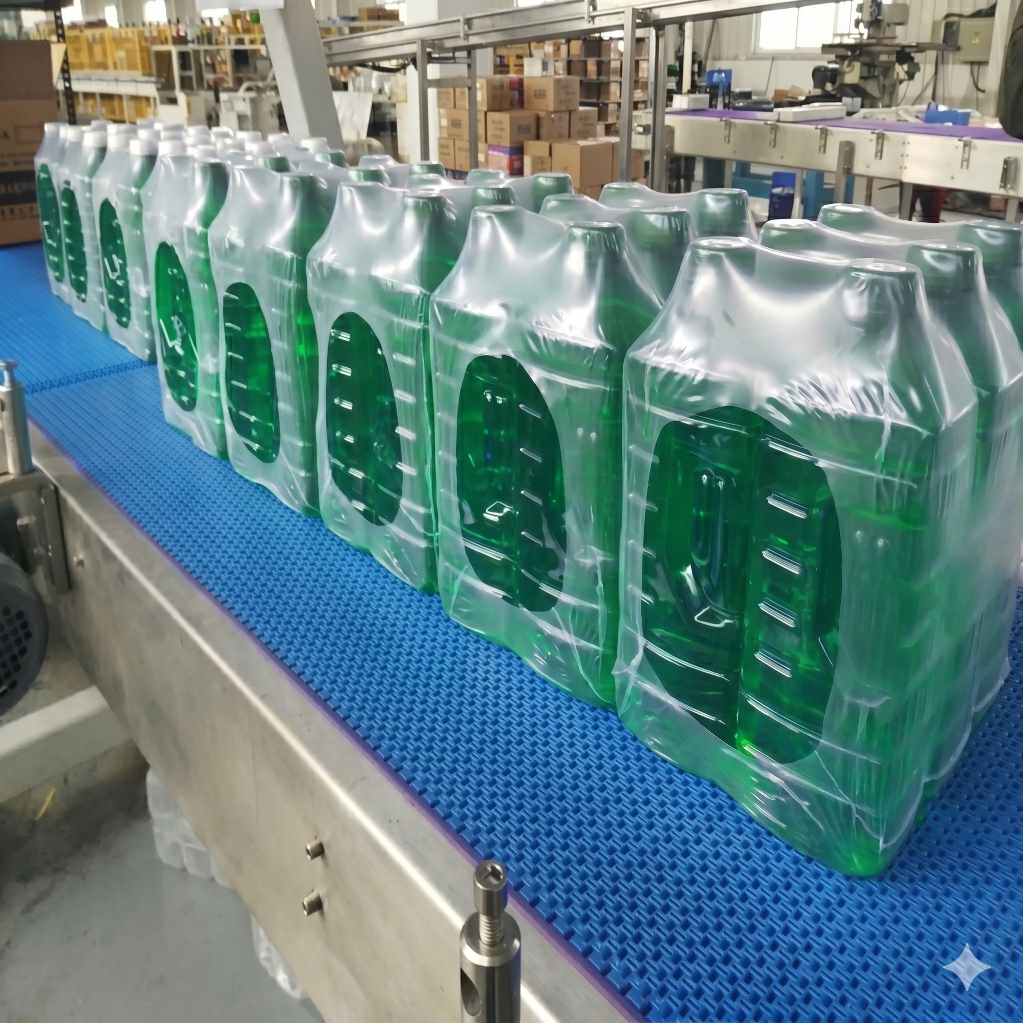 Collation shrink film for Bottling lines