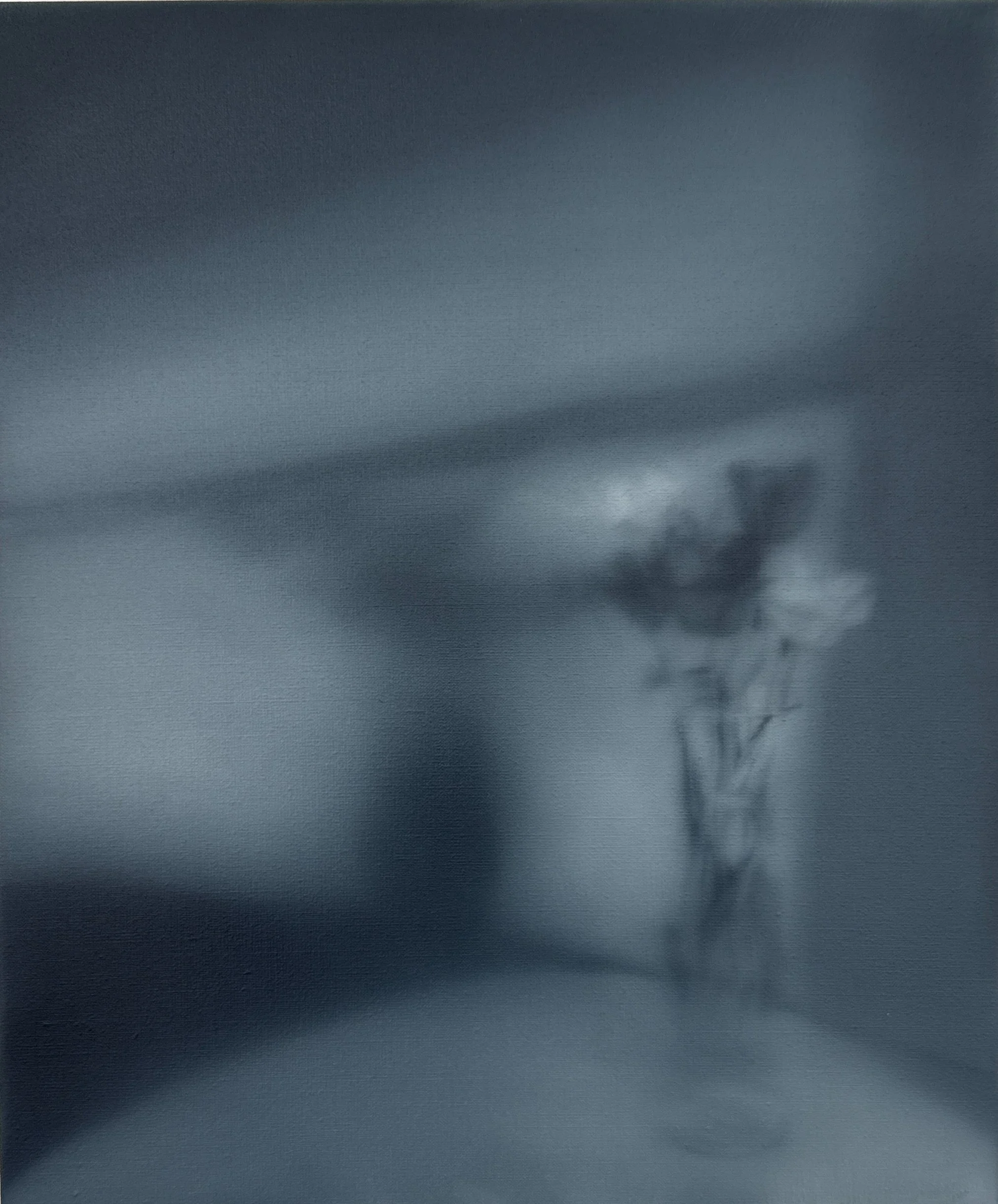 Interior with still life 60cm x 50cm, oil on canvas.