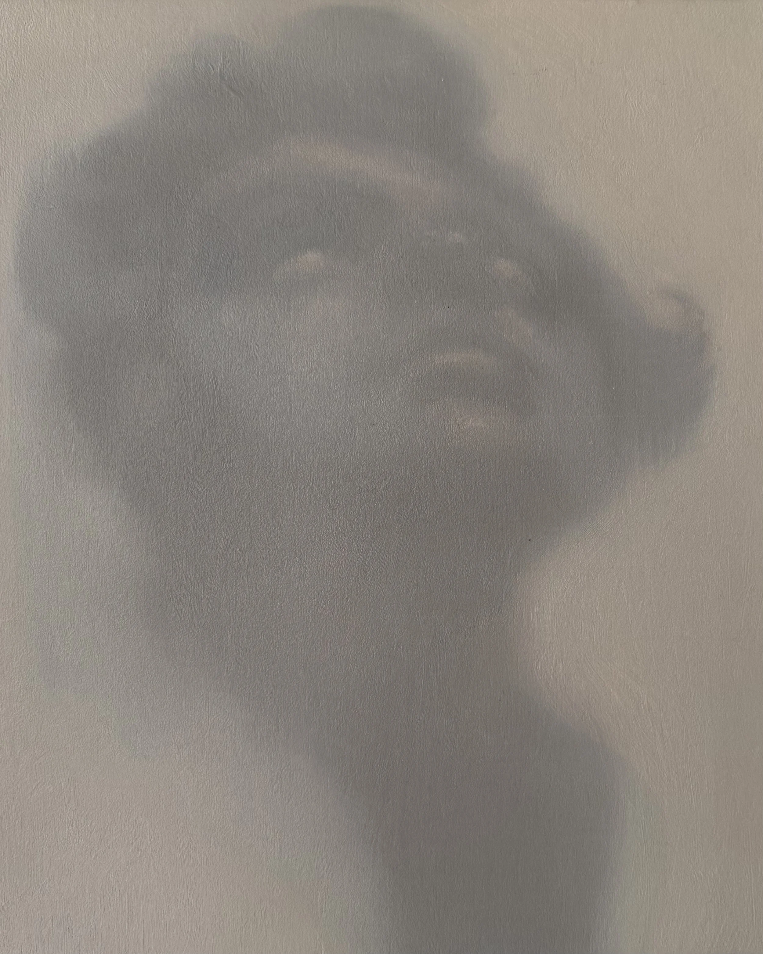 Head (after Tintoretto) 30cm x 25cm, oil on wood.