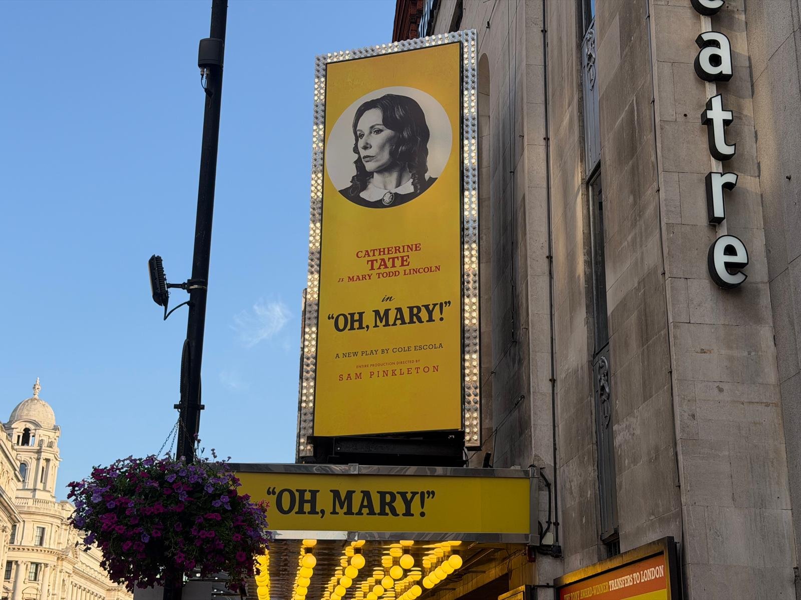 CATHERINE TATE SHINES IN OH, MARY! 