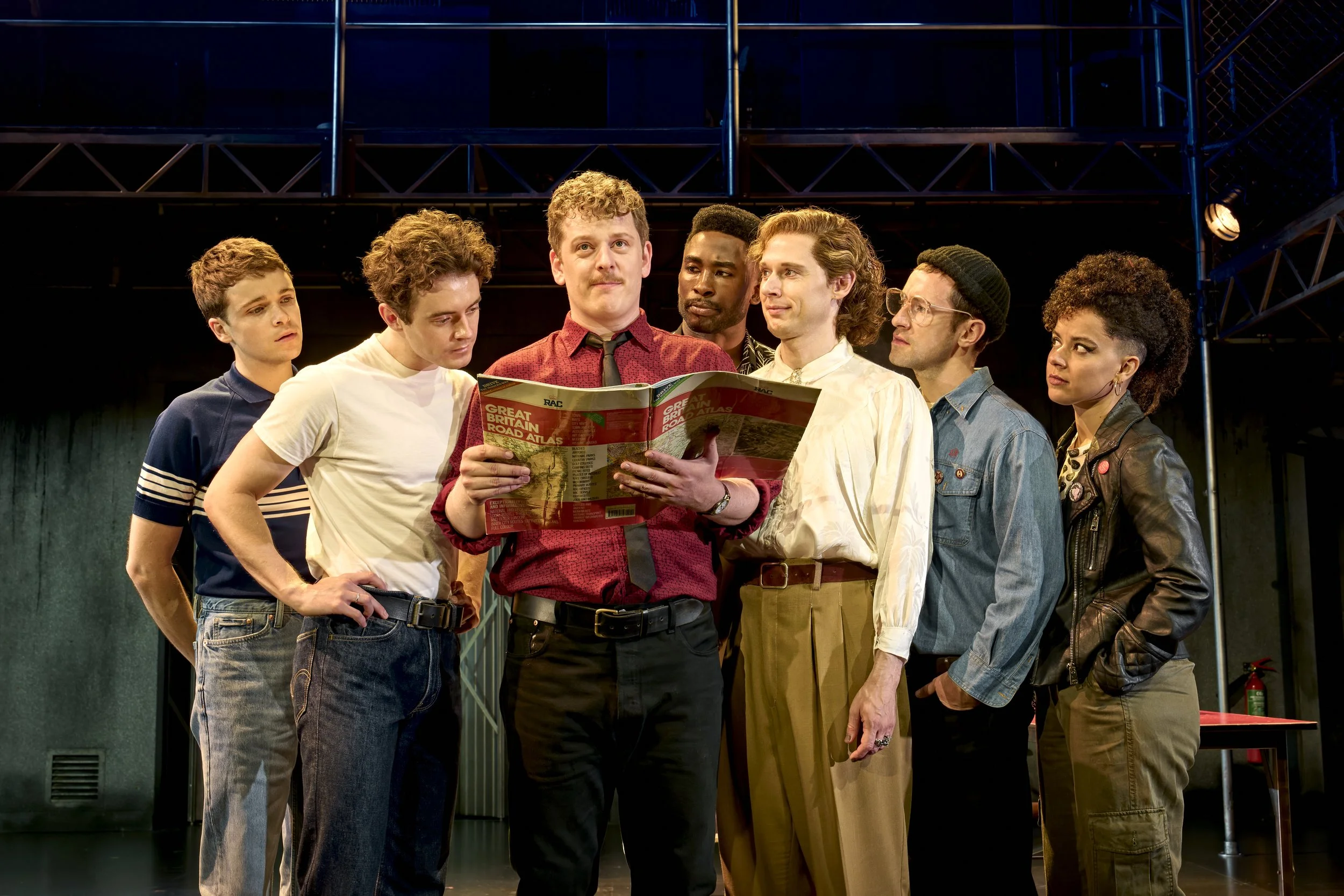 The Cast of Pride at the National Theatre. Photographer Manuel Harlan