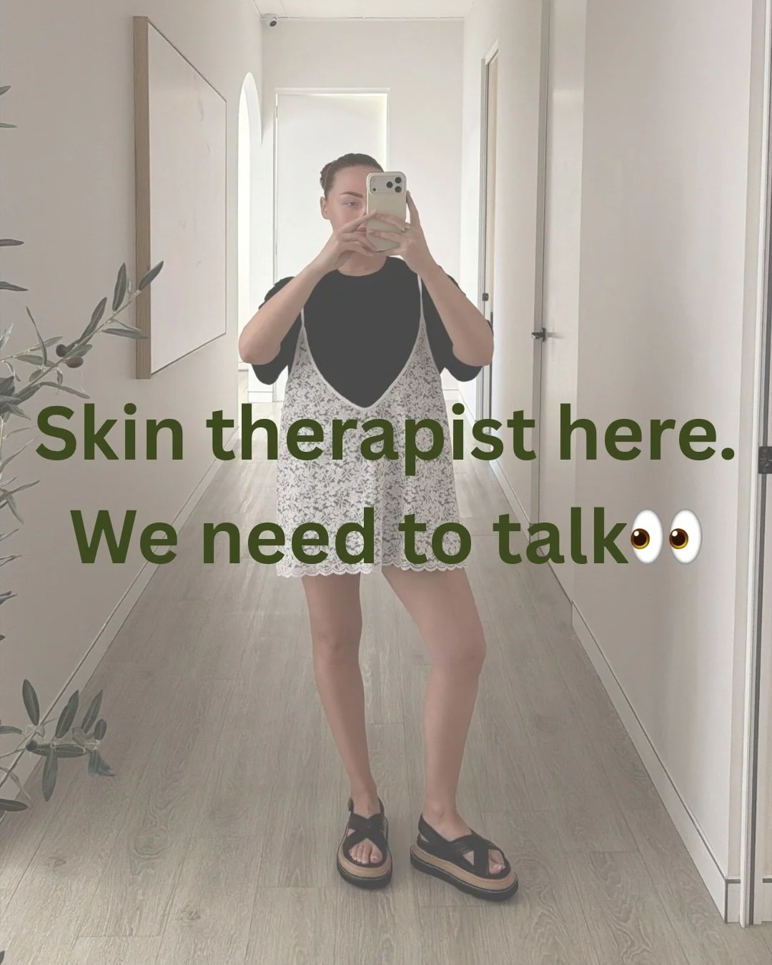 THINGS YOUR SKIN THERAPIST IS THINKING BUT TOO POLITE TO SAY 👀
Okay&hellip;I say most of them anyway haha sorryyyyy! Consider this a loving nudge from me to you🫶🏼

UVA is there all year round, through cloud and even through windows. Daily SPF is t