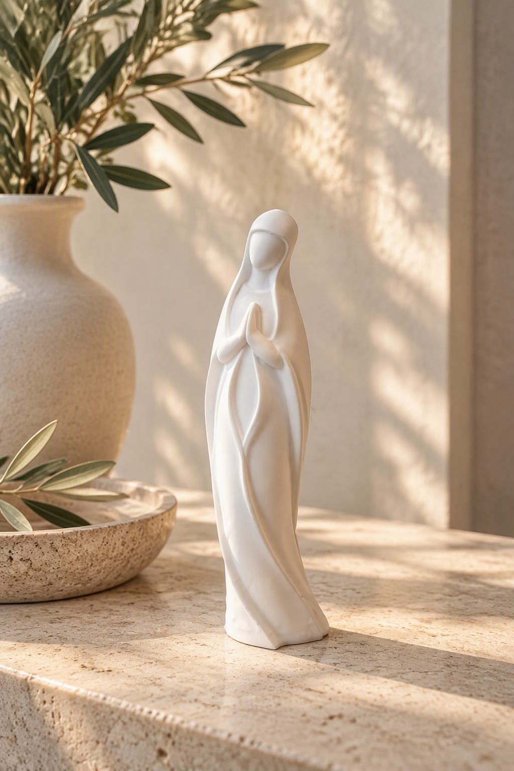 Statuette Vierge Marie stylisé