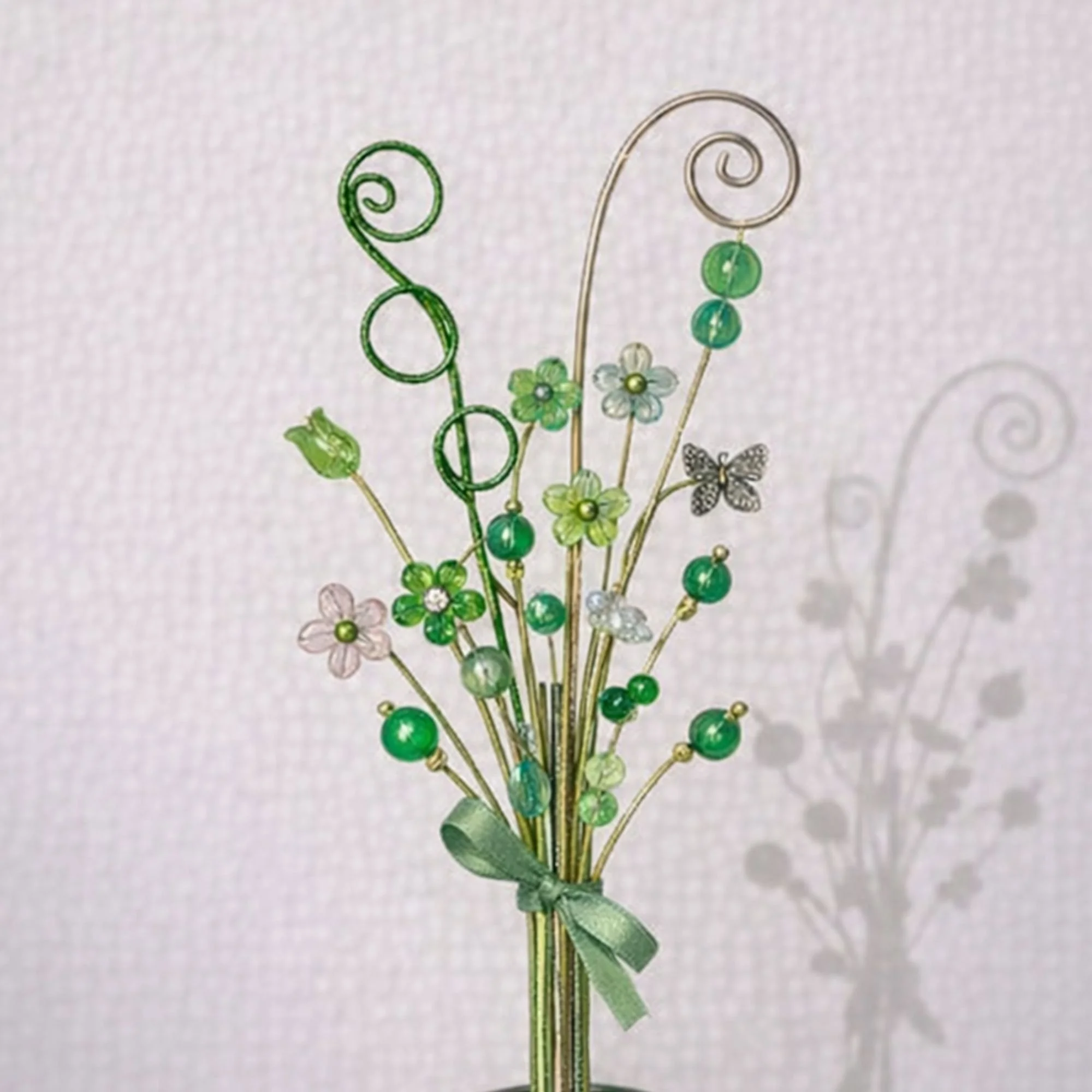 Bouquet printannier Dominante vert