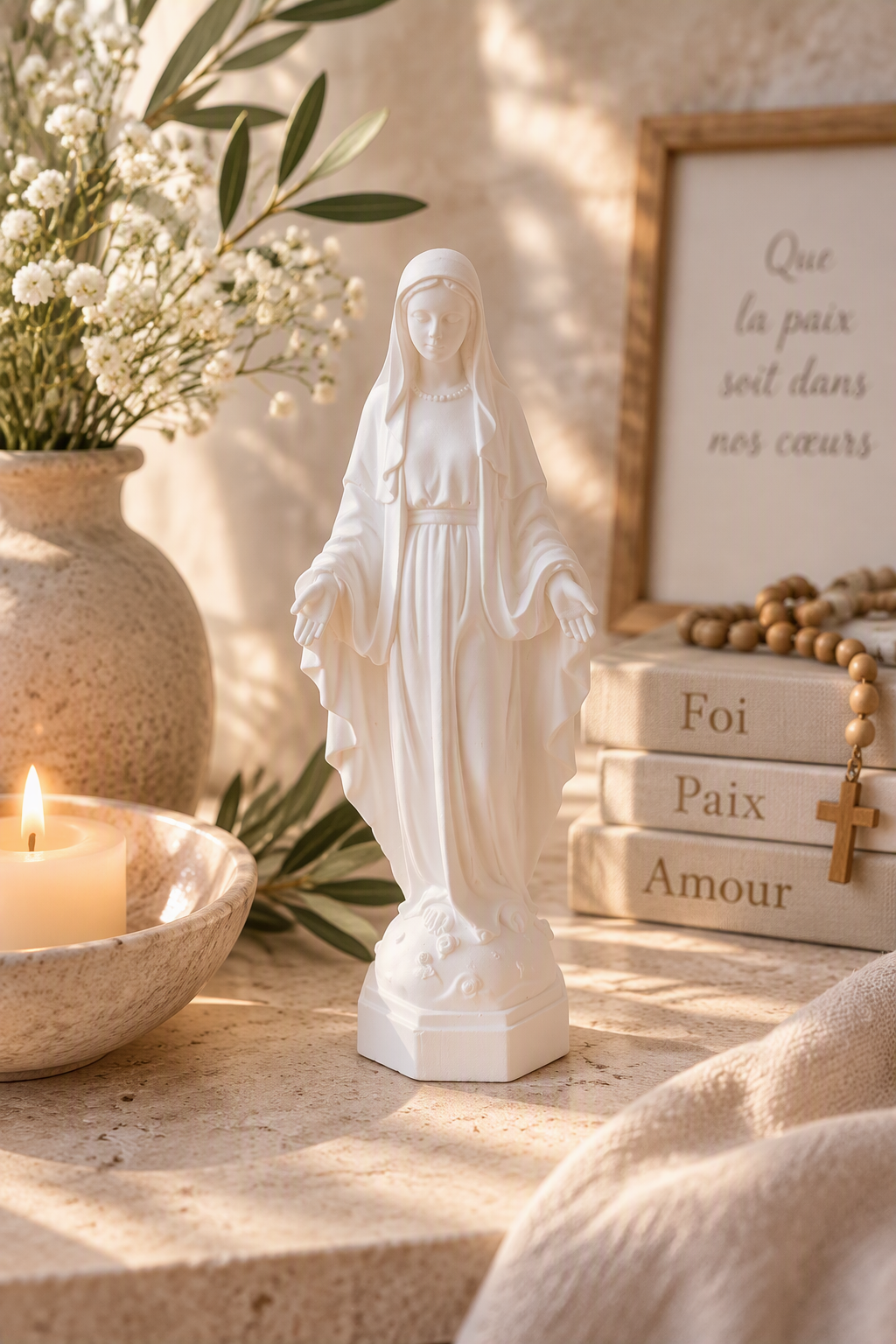 Statuette Vierge Sainte mère